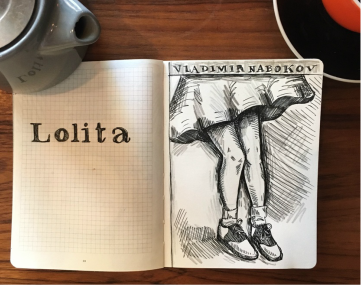 Lolita book cover illustration
